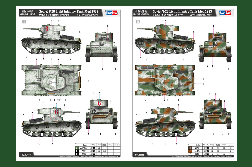 1/35 Soviet T26 Light Infantry Tank Mod.1933 - Hobby Sense