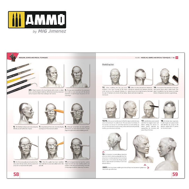 Ammo Mig Encyclopedia of Figures Modelling Techniques - Vol. 3: Modelling, Genres and Special Techniques - Hobby Sense