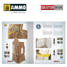 Ammo Mig How to Paint Brick Buildings, Colors & Weathering System - Solution Book - Hobby Sense