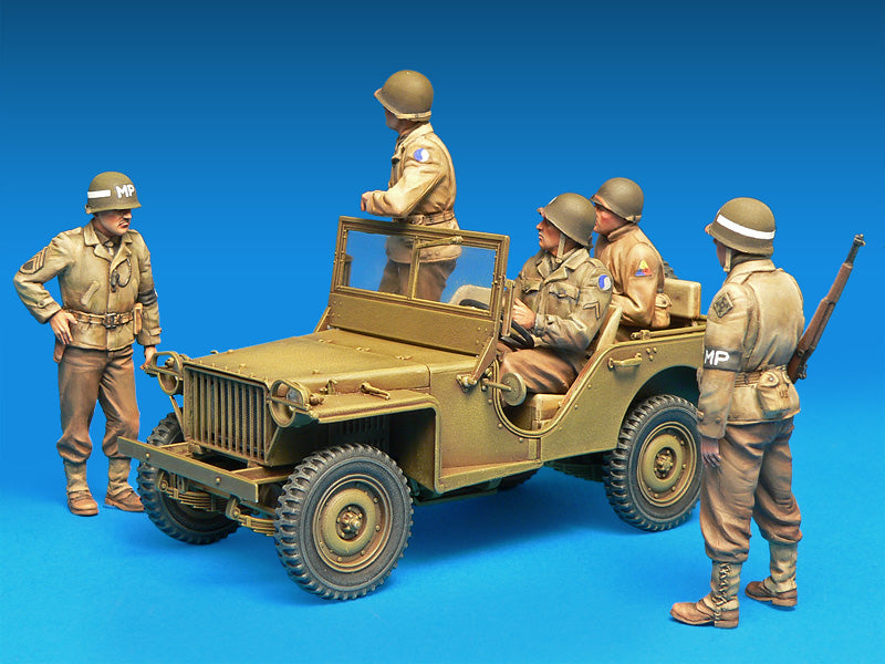 1/35 US Jeep Crew & MPs. Special Edition - Hobby Sense