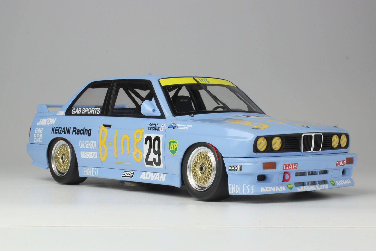 1/24 BMW M3 E30 90' Fuji Inter Tec Class Winner - Hobby Sense