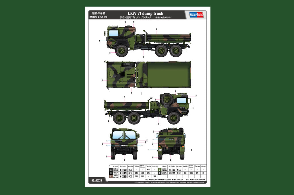 1/35 LKW 7t Dump Truck - Hobby Sense