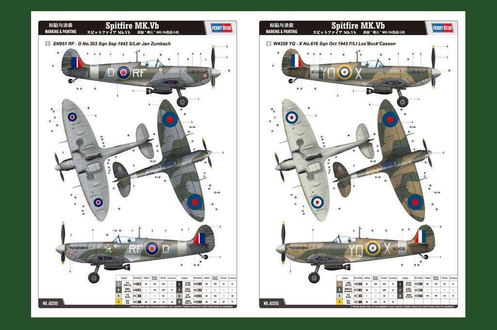 1/32 Spitfire MK.Vb - Hobby Sense