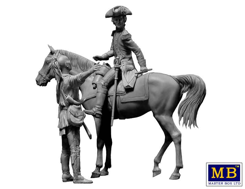 1/35 Enemy Movement Report. Indian Wars Series, XVIII century. Kit No. 3 - Hobby Sense