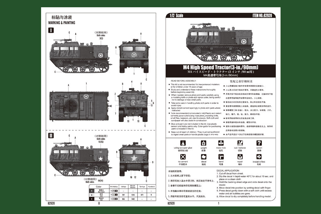 1/72 M4 High Speed Tractor (3-in./90mm) - Hobby Sense