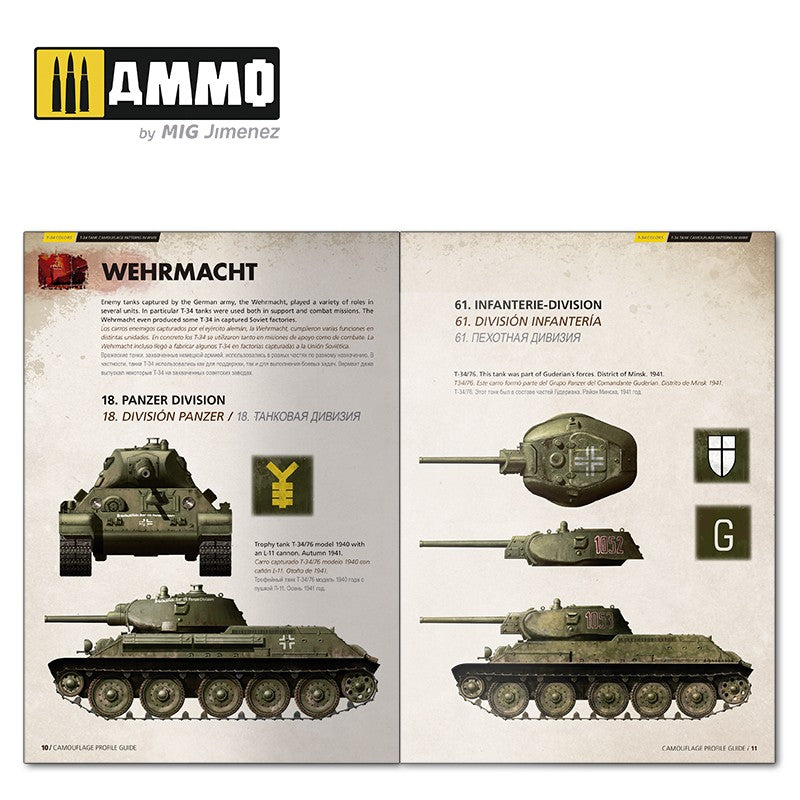 Ammo Mig T-34 Colors: T-34 Tank Camouflage Patterns in WWII - Camouflage Profile Guide - Hobby Sense