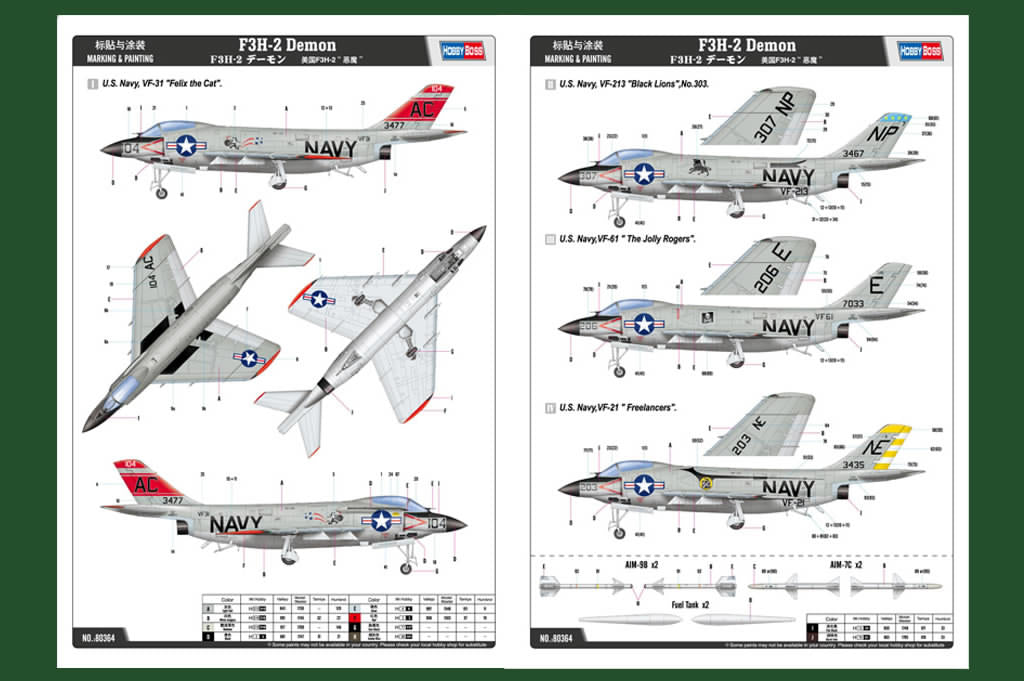 1/48 F3H2 Demon - Hobby Sense