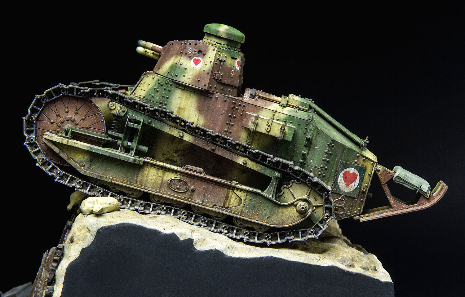 1/35 French FT-17 Light Tank (Rivet Turret) - Hobby Sense