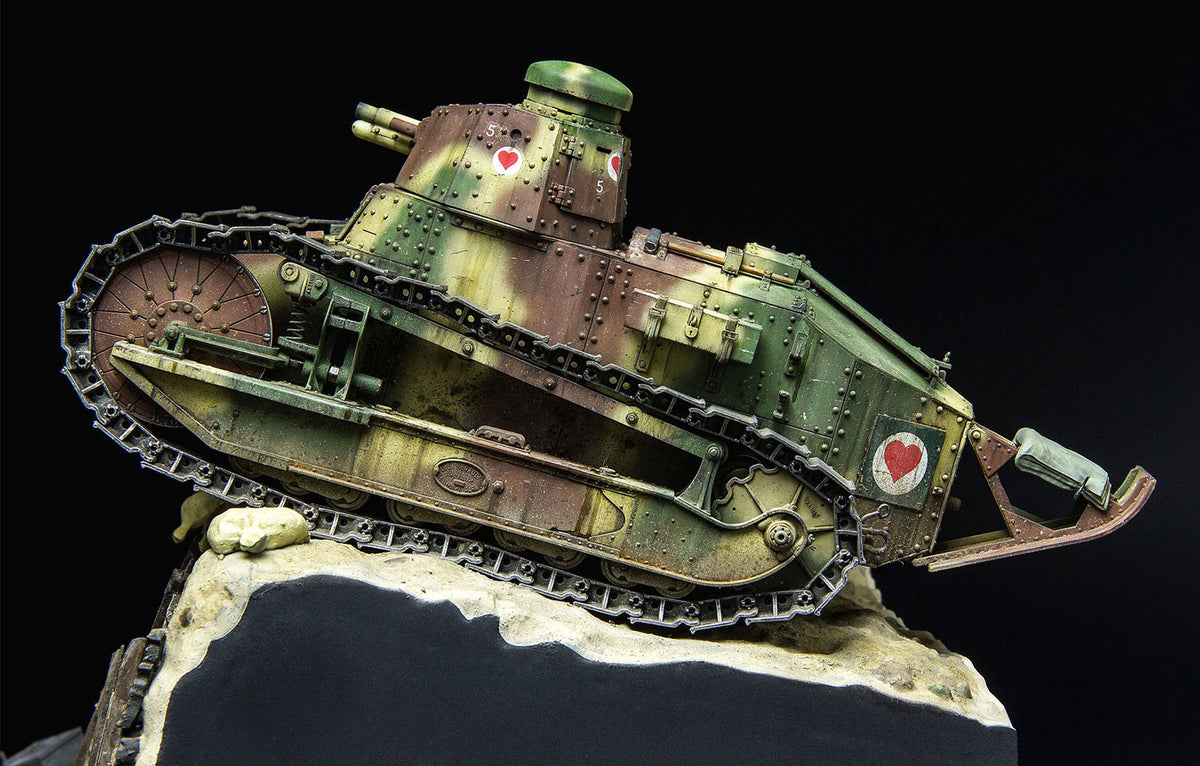 1/35 French FT-17 Light Tank (Rivet Turret) - Hobby Sense