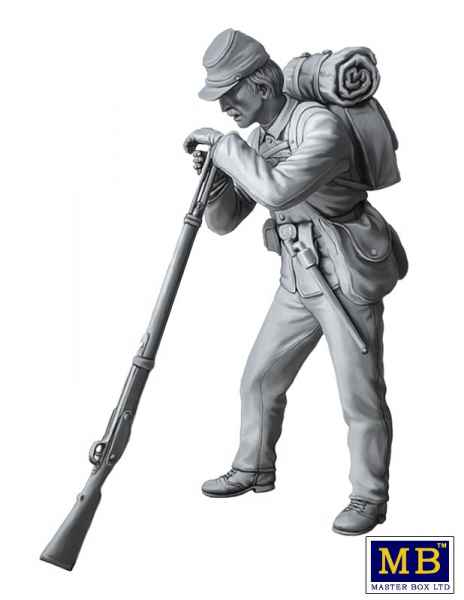 1/35 A Quick Rest, After the Battle. Union Army Infantry Sergeant - Hobby Sense