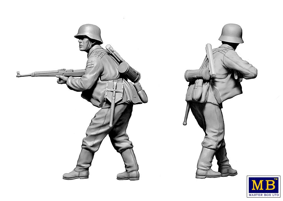 1/35 German Military Men, 1944-1945. Das Maschinengewehr ist dort! - Hobby Sense