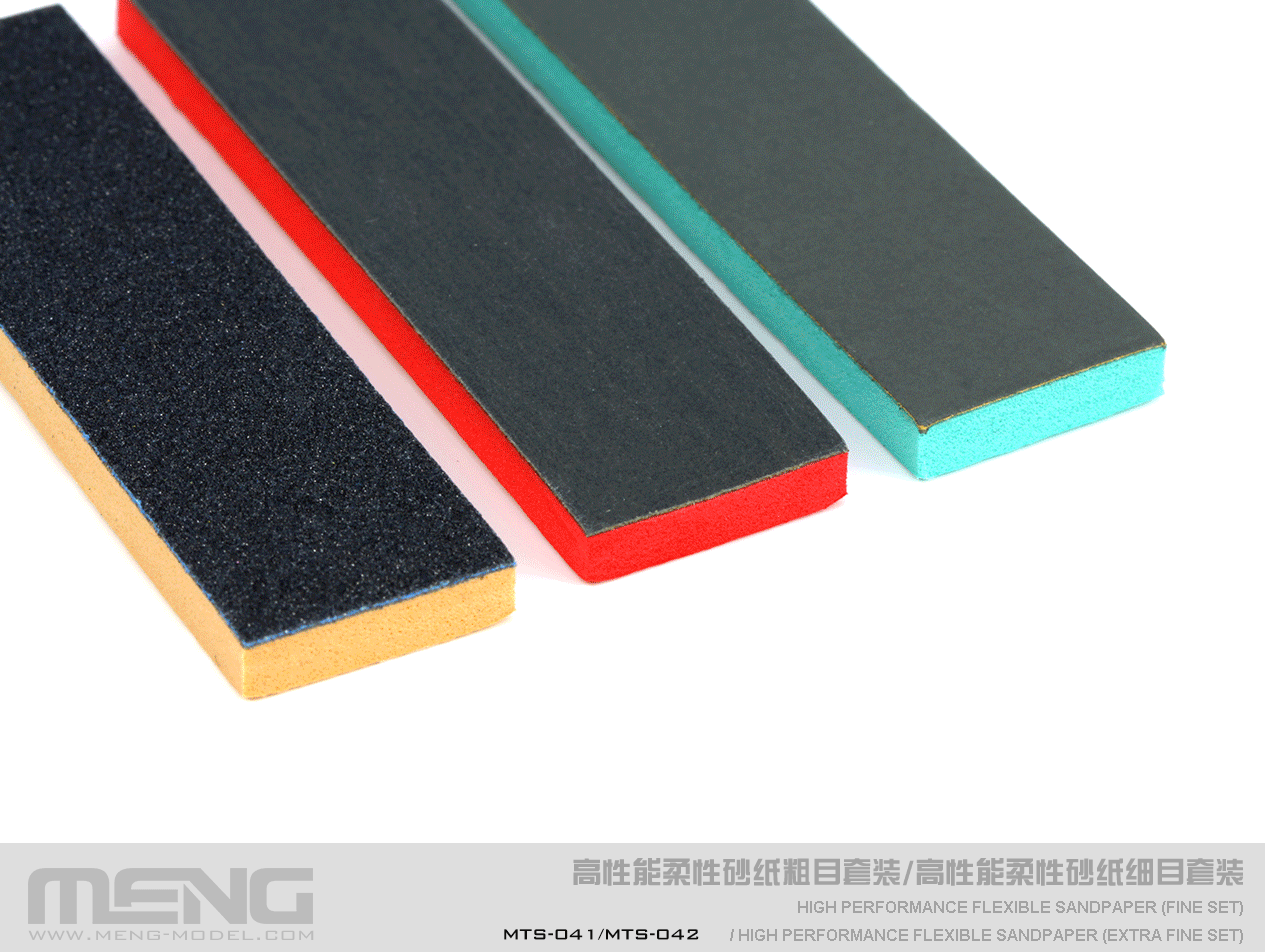 High Performance Flexible Sandpaper, Fine Set - 30Pcs - Hobby Sense