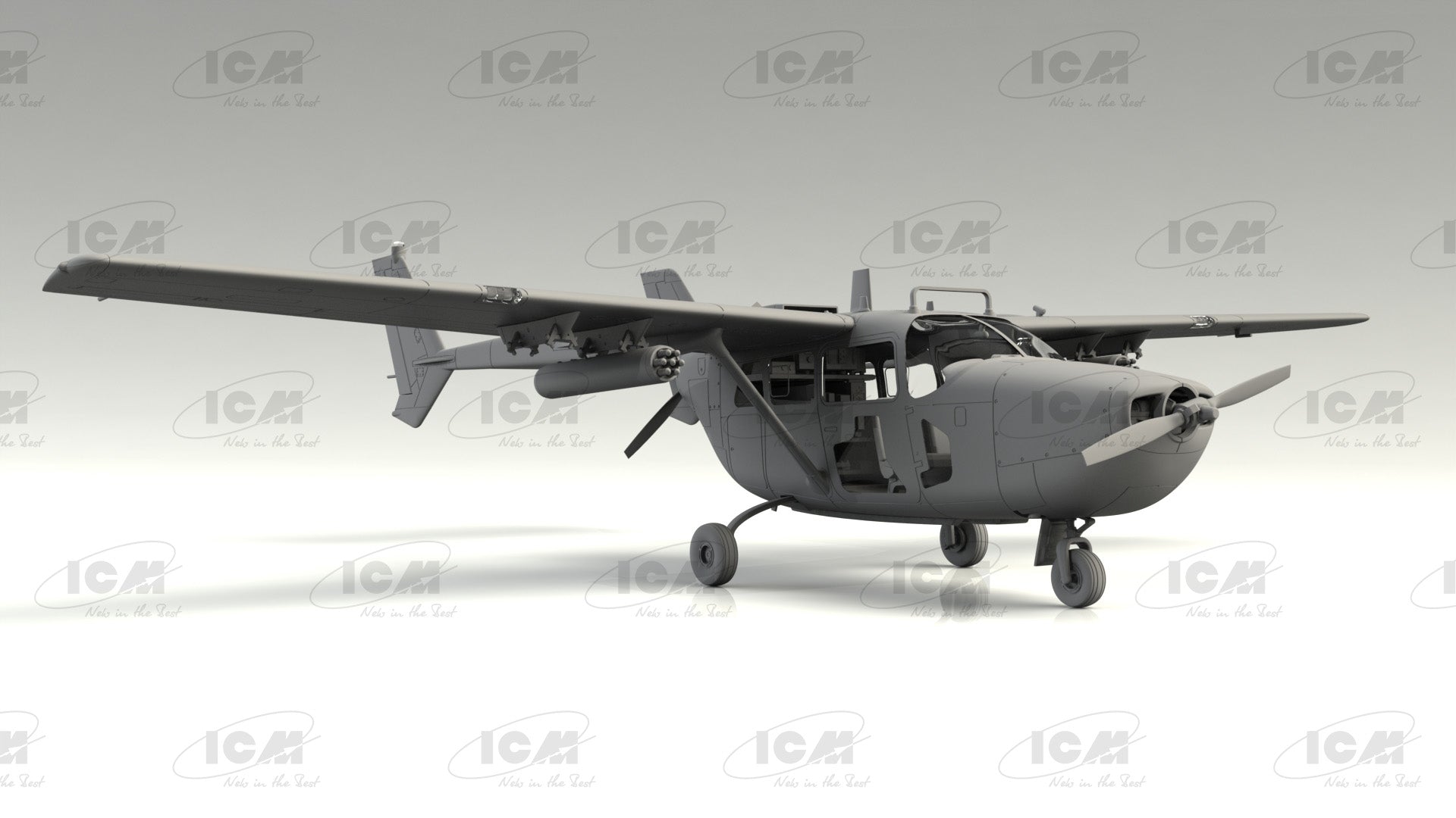 1/48 Cessna O2A Skymaster, American Reconnaissance Aircraft - Hobby Sense