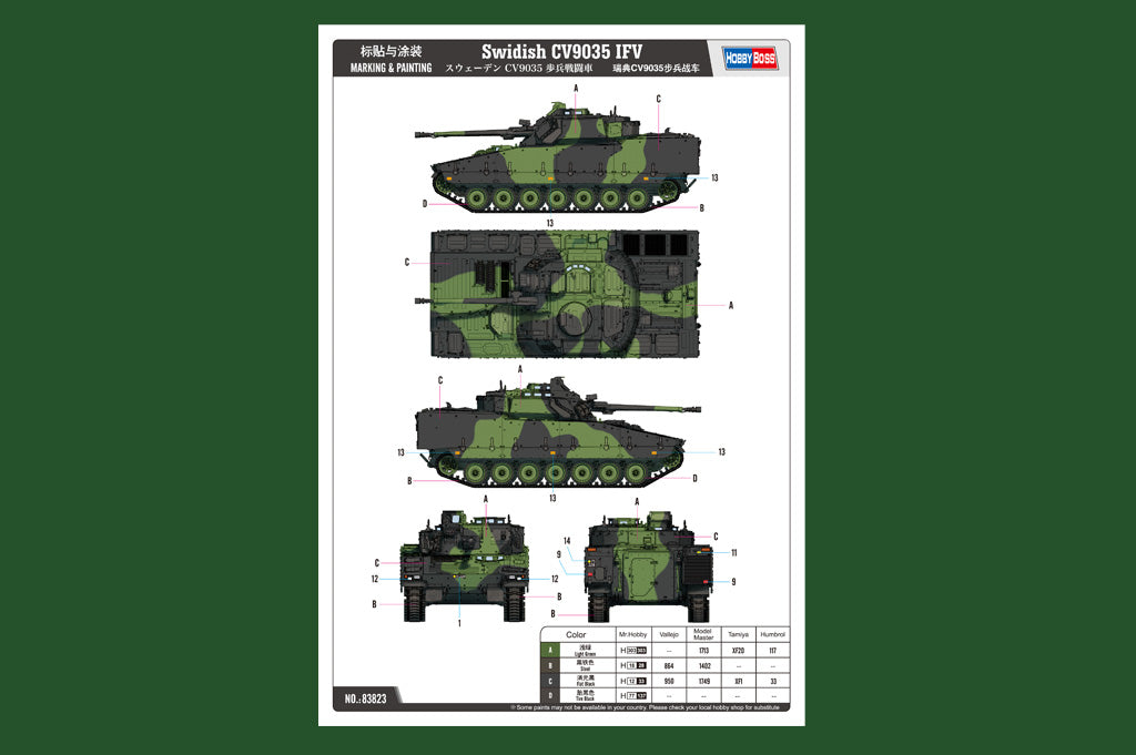 1/35 Swedish CV9035 IFV - Hobby Sense