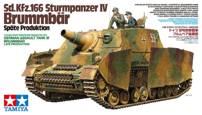 1/35 German Assault Tank Sturmpanzer IV Brummbar - Hobby Sense