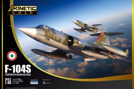 1/48 F104G/S ASA/M Starfighter Italian Air Force - Hobby Sense
