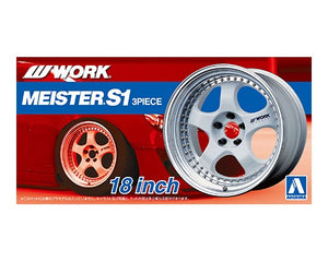 Selection of 1/24 Aoshima Rims and Tuning Accessories - Hobby Sense