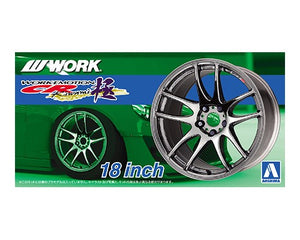 Selection of 1/24 Aoshima Rims and Tuning Accessories - Hobby Sense