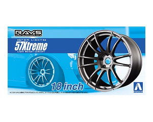 Selection of 1/24 Aoshima Rims and Tuning Accessories - Hobby Sense