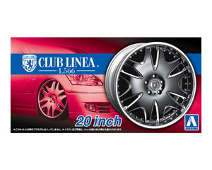 Selection of 1/24 Aoshima Rims and Tuning Accessories - Hobby Sense