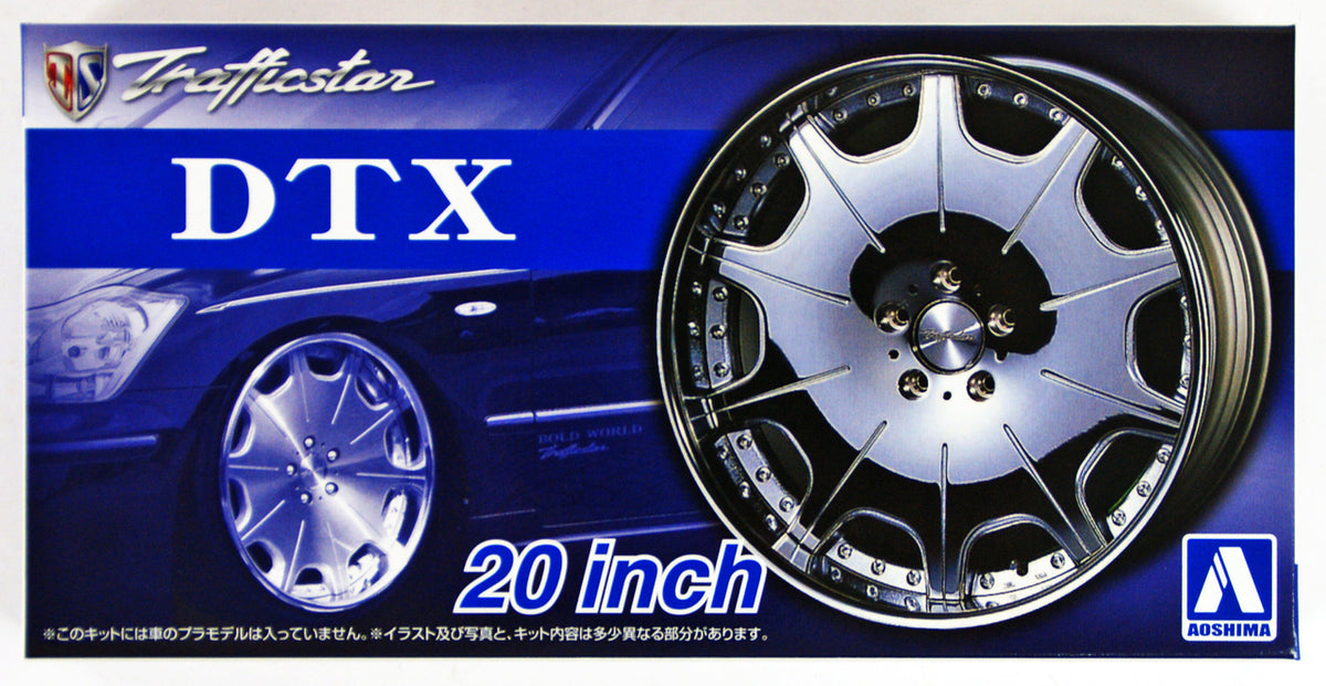 Selection of 1/24 Aoshima Rims and Tuning Accessories - Hobby Sense