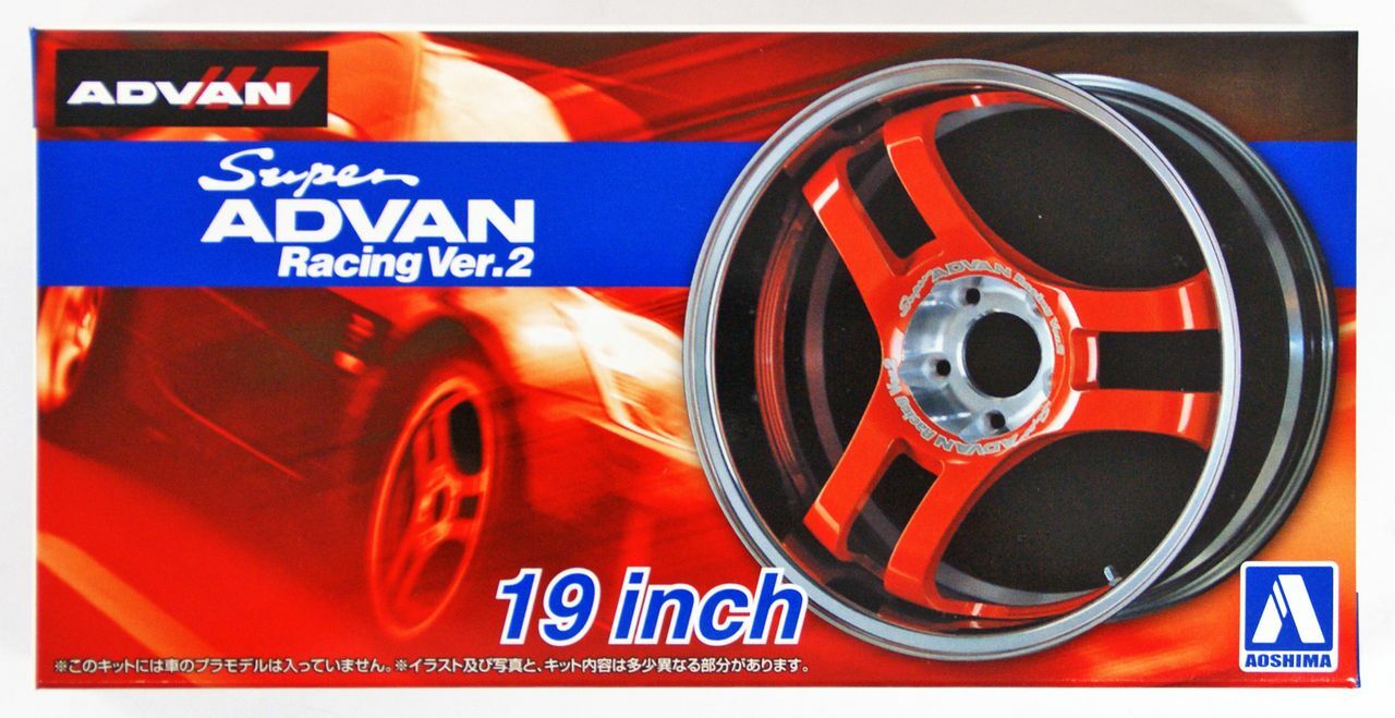 Selection of 1/24 Aoshima Rims and Tuning Accessories - Hobby Sense