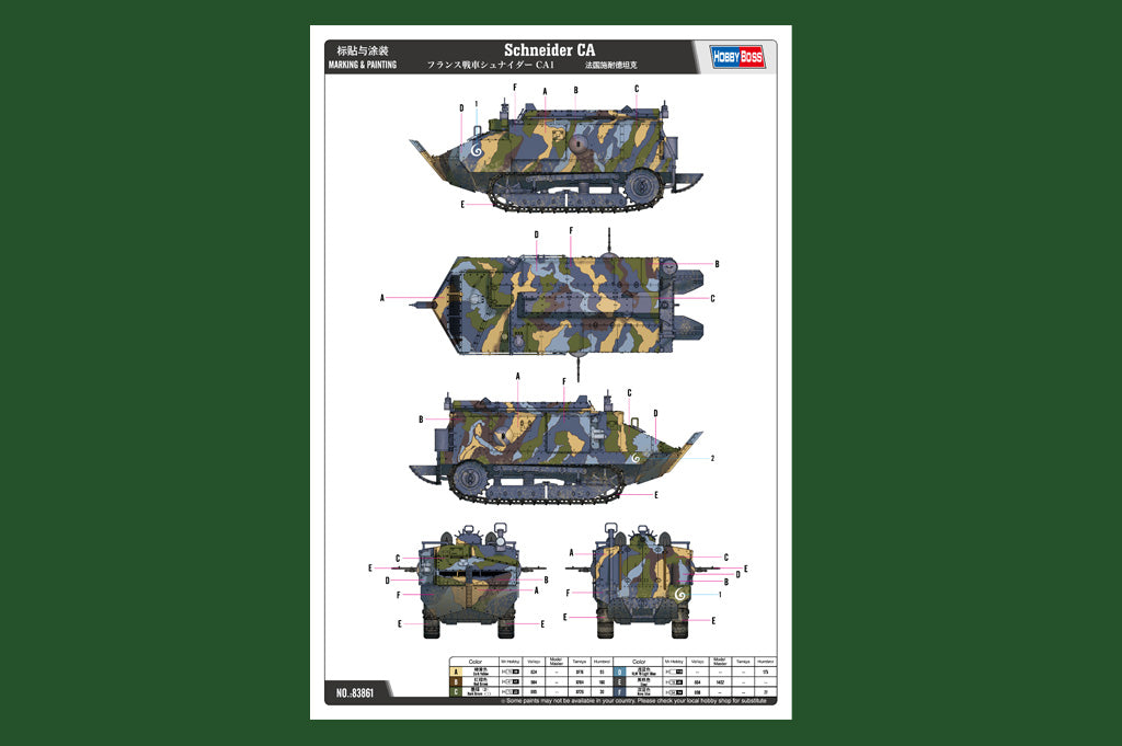 1/35 Schneider CA - Hobby Sense