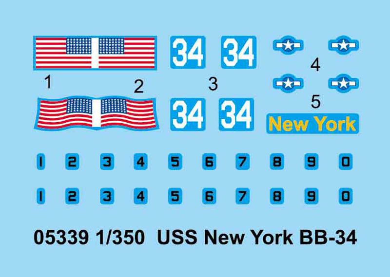 1/350 USS New York BB-34 - Hobby Sense