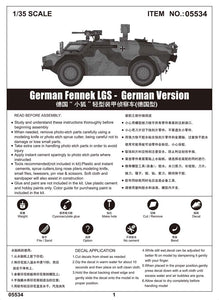 1/35 German Fennek LGS German Version - Hobby Sense