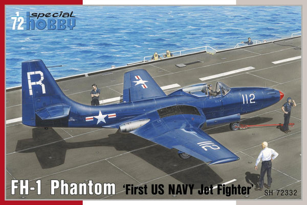 1/72 FH1 Phantom First US Navy Jet Fighter - Hobby Sense