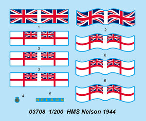 1/200 HMS Nelson 1944 - Hobby Sense