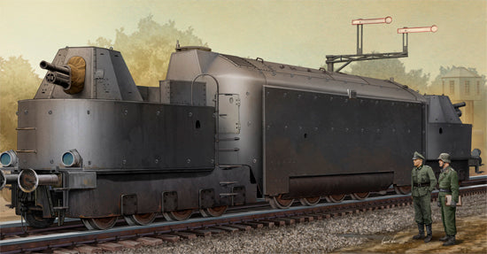 1/35 German Armored Train Panzertriebwagen Nr16 - Hobby Sense