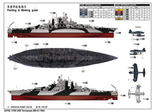 1/700 USS Tennessee BB 43 Battleship 1944 - Hobby Sense