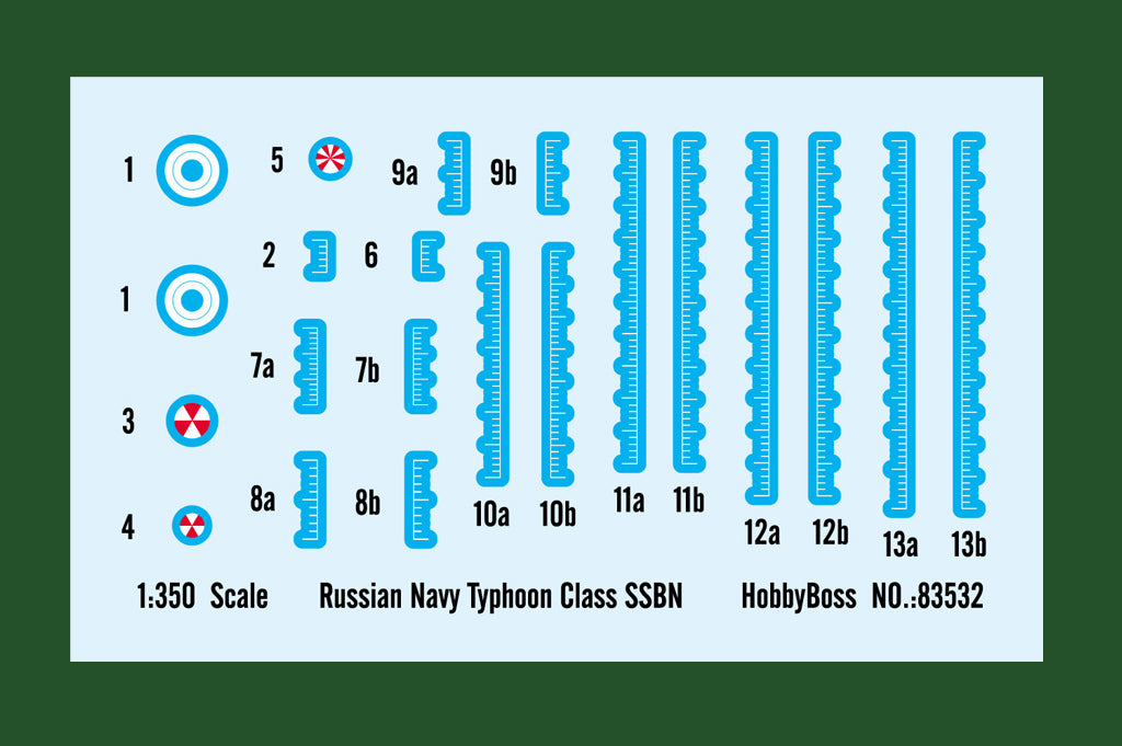 1/350 Russian Navy Typhoon Class SSBN - Hobby Sense