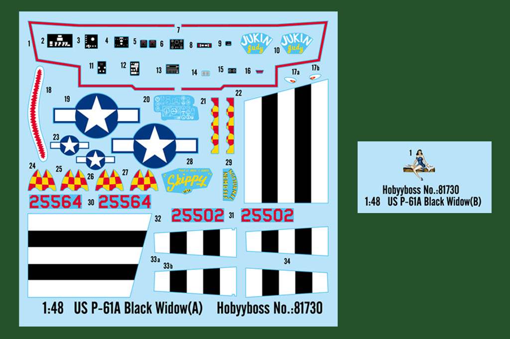 1/48 P-61A Black Widow - Hobby Sense