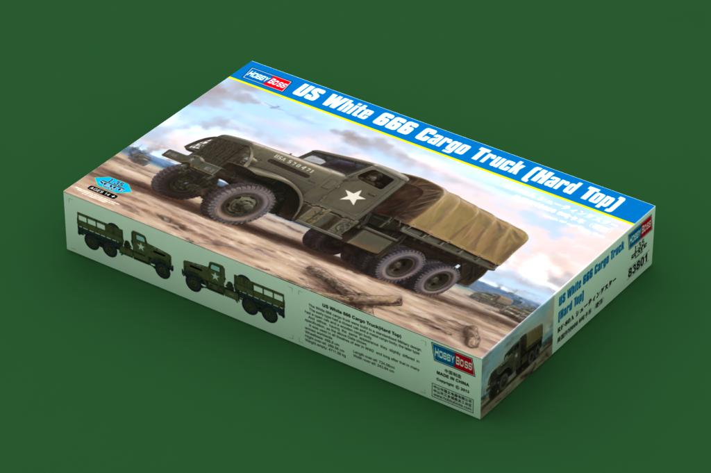 1/35 US White 666 Cargo Truck (Hard Top) - Hobby Sense