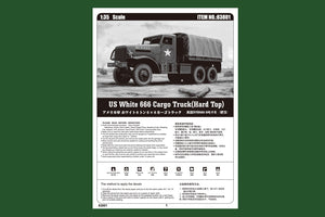 1/35 US White 666 Cargo Truck (Hard Top) - Hobby Sense