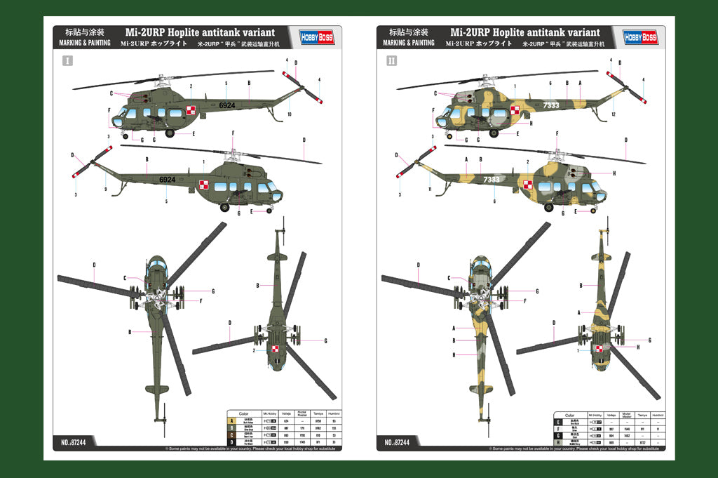 1/72 Mi-2URP Hoplite Antitank Variant - Hobby Sense