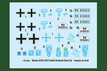 1/35 German Sd.Kfz.254 Tracked Armoured Scout Car - Hobby Sense