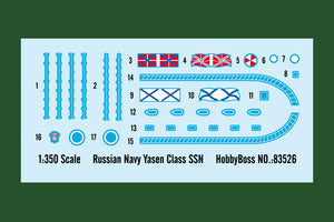 1/350 Russian Navy Yasen Class SSN - Hobby Sense