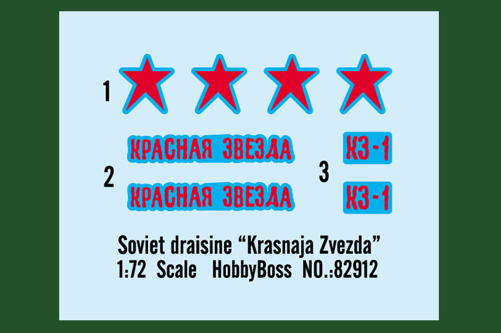 1/72 Soviet draisine “Krasnaja Zvezda” - Hobby Sense