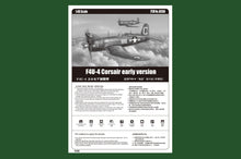 1/48 F4U4 Corsair Early Version - Hobby Sense