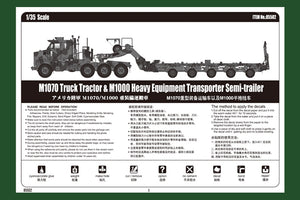 1/35 M1070 Truck Tractor & M1000 Heavy Equipment Transporter Semi-trailer - Hobby Sense