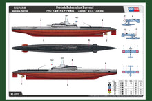 1/350 French Submarine Surcouf - Hobby Sense