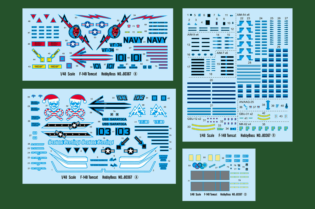 1/48 F14B Tomcat - Hobby Sense