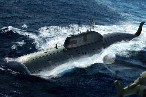 1/350 Russian Navy SSN Akula Class Attack Submarine - Hobby Sense