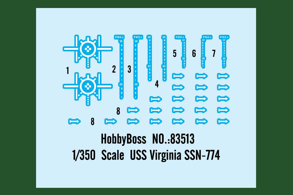 1/350 USS Virginia SSN-774 - Hobby Sense