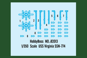 1/350 USS Virginia SSN-774 - Hobby Sense