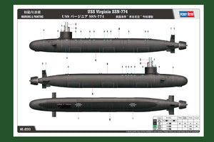 1/350 USS Virginia SSN-774 - Hobby Sense