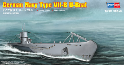 1/350 DKM Navy Type VII-B U-Boat - Hobby Sense